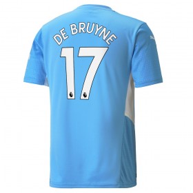 Camisolas de futebol Manchester City Kevin De Bruyne 17 Equipamento Principal 2021/22 Manga Curta